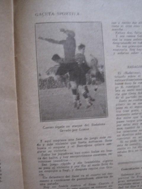 Coleccionismo deportivo: GACETA SPORTIVA-FIGURAS FUTBOL CATALAN-ESPAÑOL-KARLIN-BARCELONA ALCANTARA-1922- VER FOTOS-(V-13.399) - Foto 19 - 112241959