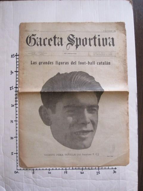 Coleccionismo deportivo: GACETA SPORTIVA-FIGURAS FUTBOL CATALAN-ESPAÑOL-KARLIN-BARCELONA ALCANTARA-1922- VER FOTOS-(V-13.399) - Foto 25 - 112241959