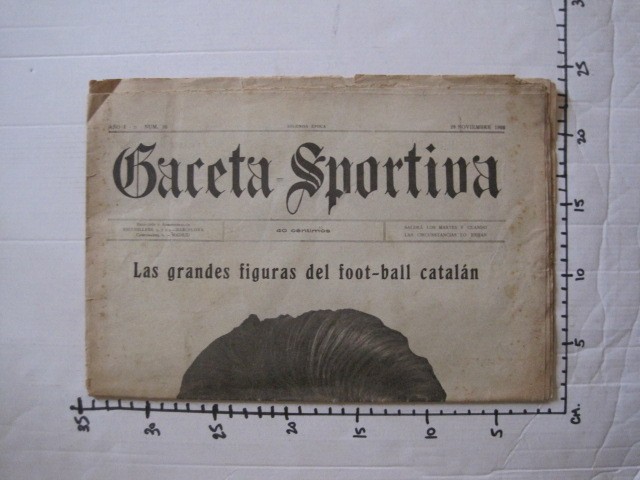 Coleccionismo deportivo: GACETA SPORTIVA-FIGURAS FUTBOL CATALAN-ESPAÑOL-KARLIN-BARCELONA ALCANTARA-1922- VER FOTOS-(V-13.399) - Foto 26 - 112241959