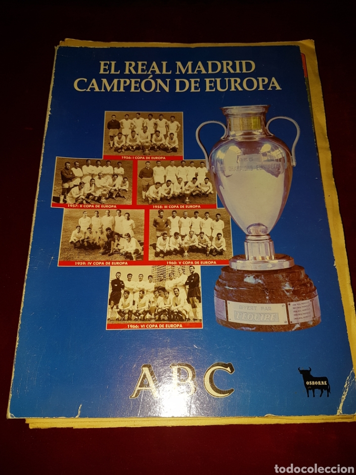 Coleccionismo deportivo: Coleccion ABC el Real Madrid Campeon de Europa