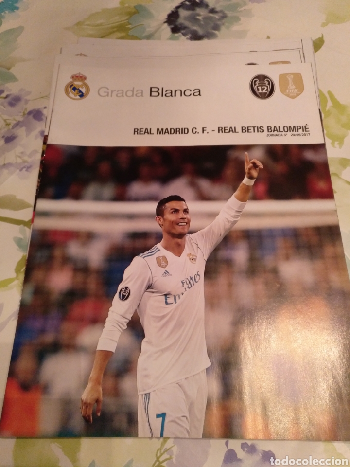 Coleccionismo deportivo: Grada blanca rm betis