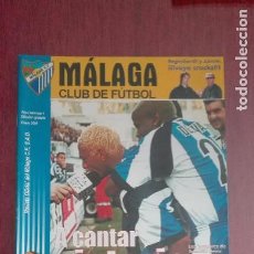Coleccionismo deportivo: REVISTA OFICIAL MALAGA CF NUMERO 4 2001