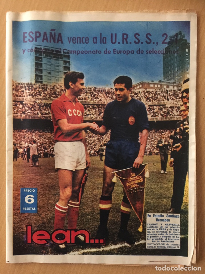 Lean 22 6 1964 Final Eurocopa 1964 Espana 2 U Verkauft Durch Direktverkauf 116406895