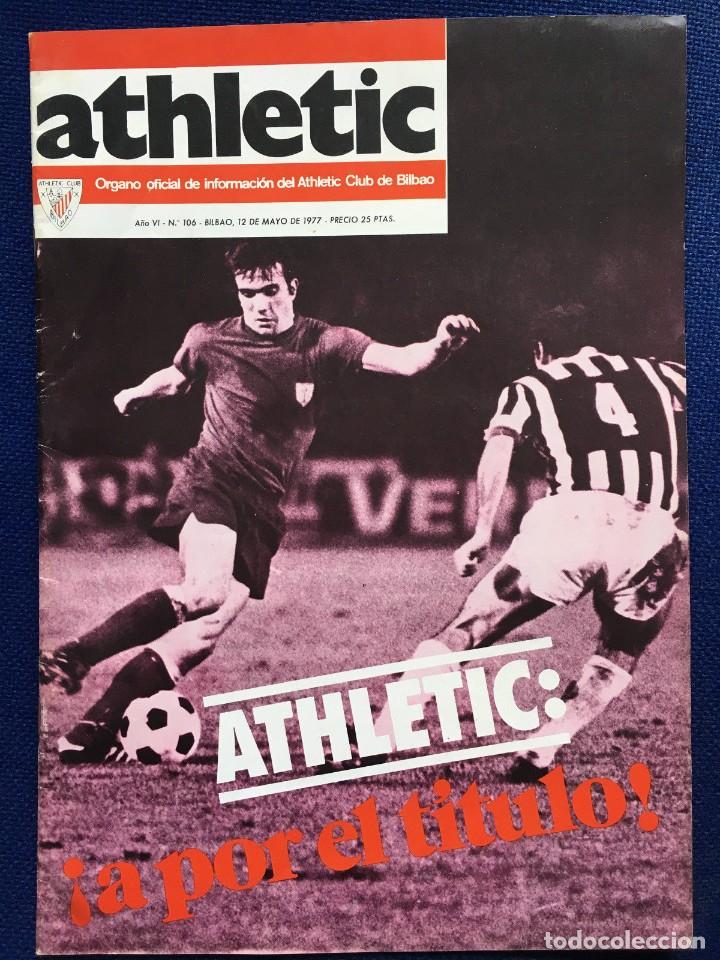 Sports collectibles: REVISTA OFICIAL ATHLETIC CLUB BILBAO FINAL UEFA JUVENTUS 1976 1977