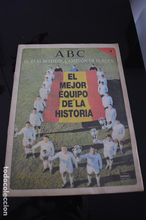 Coleccionismo deportivo: ABC EL REAL MADRID CAMPEON DE EUROPA FASCICULO NUMERO 1