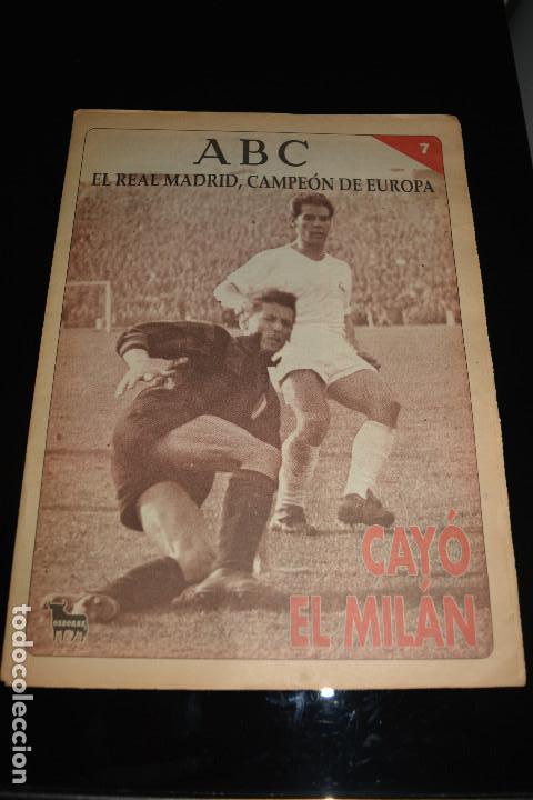 Coleccionismo deportivo: ABC EL REAL MADRID CAMPEON DE EUROPA FASCICULO NUMERO 7