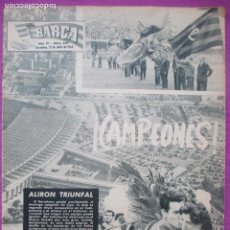 Coleccionismo deportivo: REVISTA BARÇA, Nº 227, 1960, FUTBOL, EL BARCELONA CAMPEON DE LIGA,