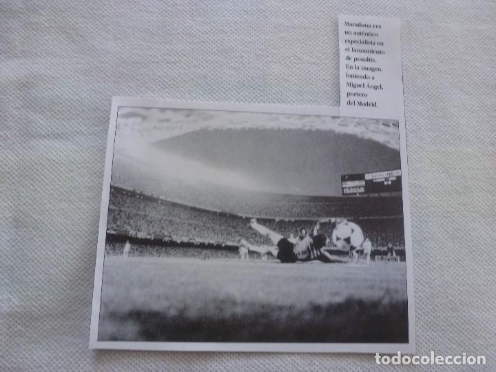 Collezionismo sportivo: RECORTES PRENSA PAPEL SATINADO-MIGUEL ANGEL(REAL MADRID) EN EL NOU CAMP.