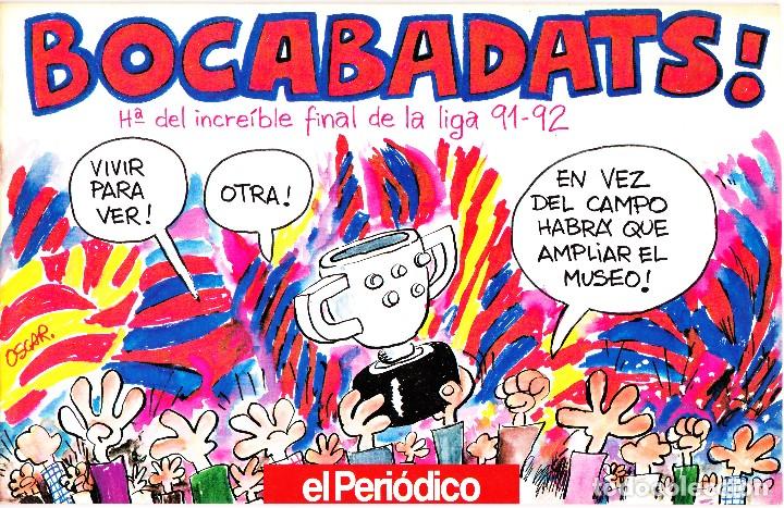 Coleccionismo deportivo: 6 LIBROS RECOPILATORIOS DEL PERIODICO CON LAS TIRAS DE OSCAR SOBRE LOS PARTIDOS DEL F.C. BARCELONA