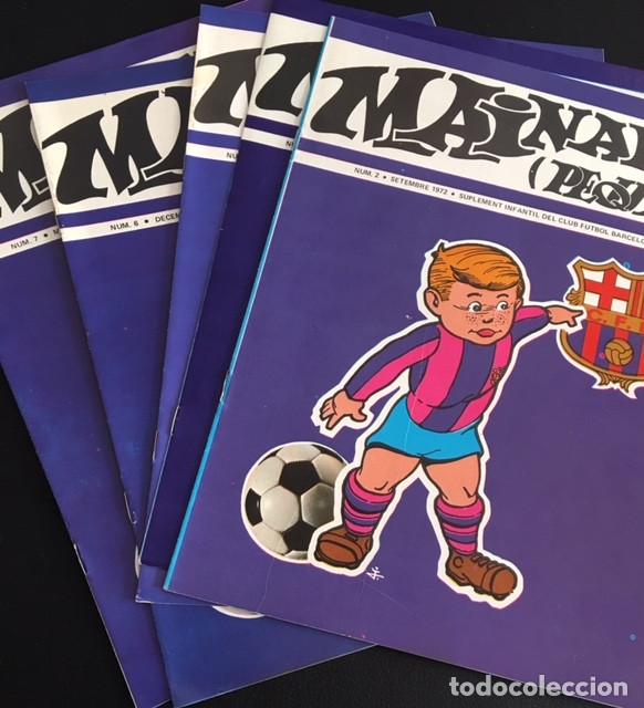 Coleccionismo deportivo: lote suplemento mainada peques del boletin oficial informativo f.c. barcelona 2-4-5-6-7