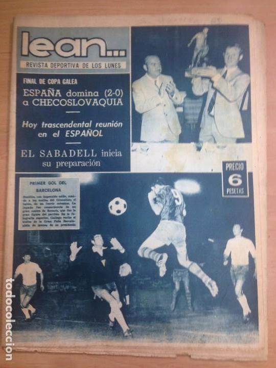 Sports collectibles: REVISTA DEPORTIVA LEAN N&ordm;708 AGOSTO 1969 PARTIDO FUTBOL GRANOLLERS-BAR&Ccedil;A
