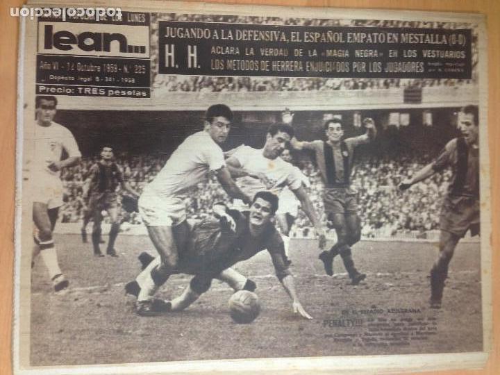 Coleccionismo deportivo: REVISTA DEPORTIVA LEAN N&ordm; 226 PARTIDO BARCELONA-SEVILLA VALENCIA-ESPA&Ntilde;OL