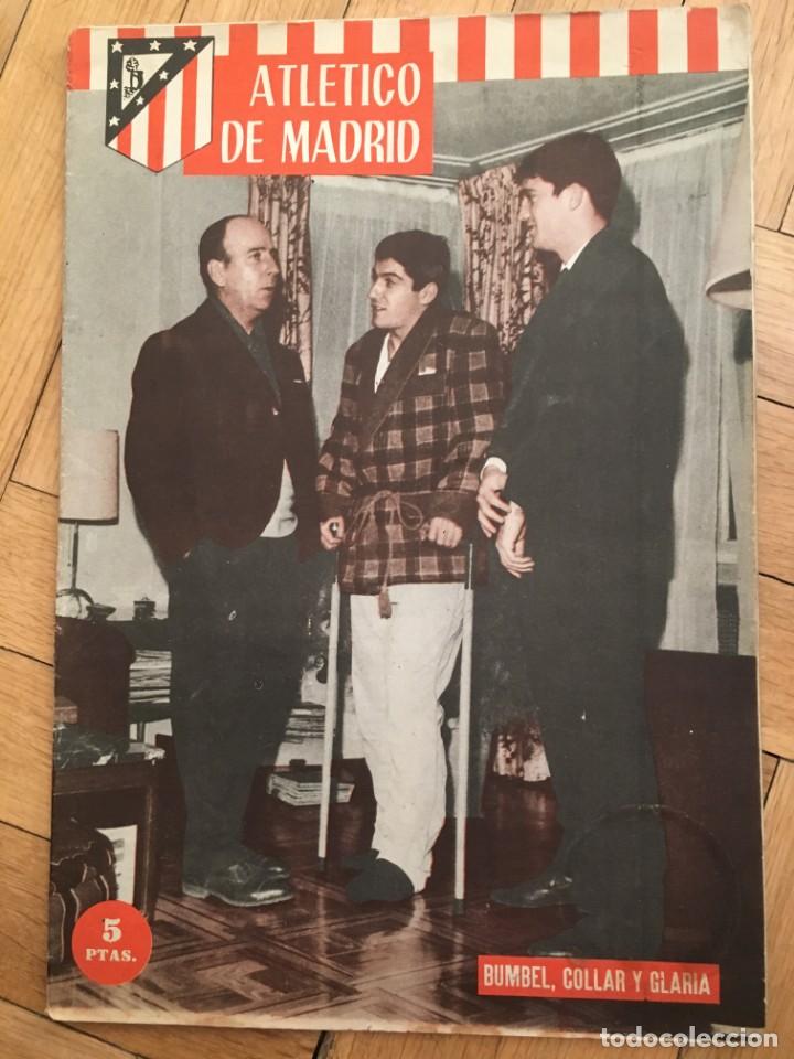 Sports collectibles: REVISTA OFICIAL ATLETICO MADRID N&ordm; 59 ENERO 1965 REAL ZARAGOZA HOMENAJE A CALLEJO TOULOUSSE LIEJA