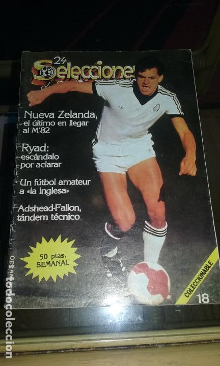 Coleccionismo deportivo: NUEVA ZELANDA 1982. REVISTA SELECCIONES DE ORO MUNDIAL 1982. n&ordm;18.MUY BUEN ESTADO. INCLUYE POSTER