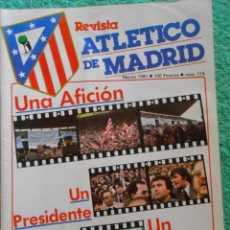 Collectionnisme sportif: REVISTA ATLETICO DE MADRID Nº 115 MARZO 1981. Lote 131483338