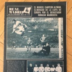 Coleccionismo deportivo: REVISTA REAL MADRID Nº 199 (DICIEMBRE 1966) COPA EUROPA BAYERN MUNCHEN MUNICH HERCULES BARCELONA. Lote 131742598