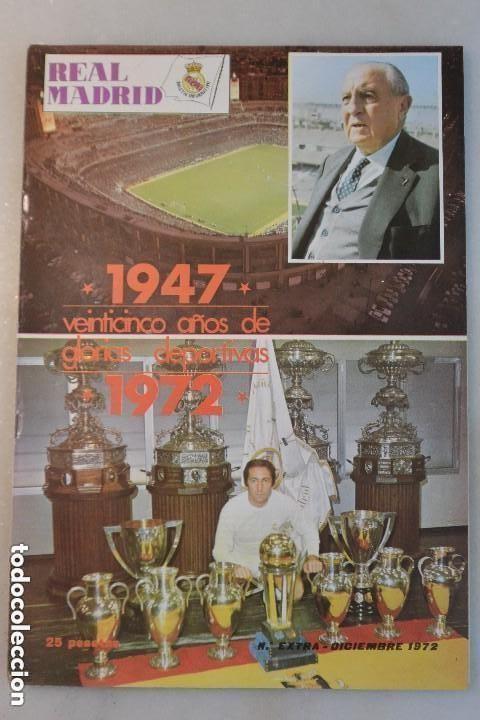 Coleccionismo deportivo: REVISTA REAL MADRID N&Uacute;MERO EXTRA 1947-1972. 25 A&Ntilde;OS
