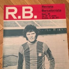 Coleccionismo deportivo: REVISTA R.B. RB Nº 380 (11-7-72) CAMPEON COPA ATLETICO MADRID 2-1 VALENCIA BARRIOS. Lote 132579042