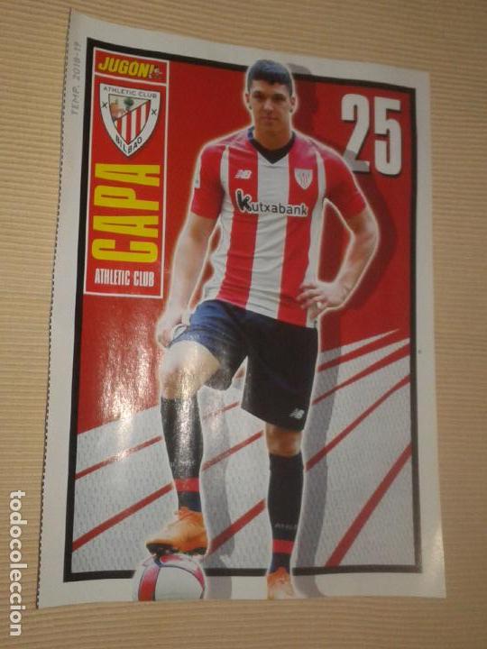 Collezionismo sportivo: HOJA (MINI POSTER) REVISTA JUGON, CAPA, ATHLETIC BILBAO - LUISINHO, S.D. HUESCA - 2018-19