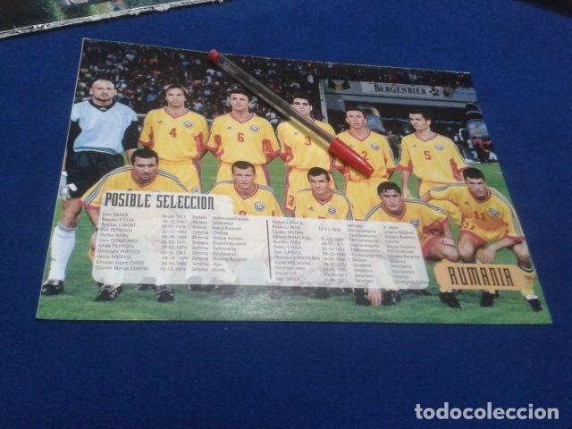 Sammelleidenschaft Sport: MINI POSTER EUROCOPA DE FUTBOL 2000  ( RUMANIA ) POSIBLE SELECCION