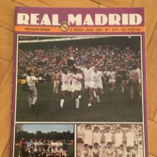 Coleccionismo deportivo: REVISTA REAL MADRID Nº 374 (JULIO 1981) CAMPEON LIGA Y ASCENSO. Lote 251024060