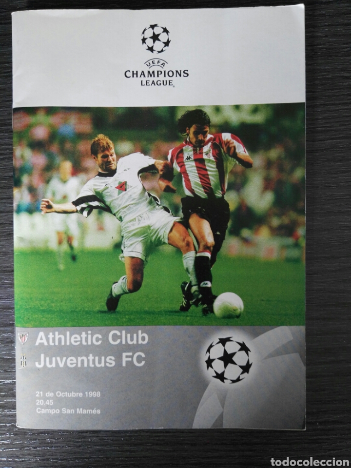 Coleccionismo deportivo: PROGRAMA DEL PARTIDO ATHLETIC CLUB-JUVENTUS FC - CHAMPIONS LEAGUE TEMP 98-99
