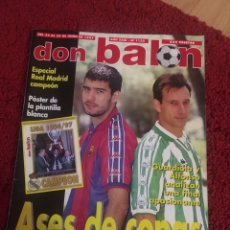 Coleccionismo deportivo: DON BALÓN REAL MADRID LIGA RAÜL LIGA 1997 ASES GUARDIOLA 1132. Lote 136753201