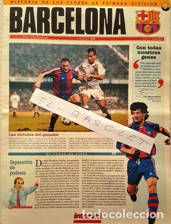 Coleccionismo deportivo: HISTORIA DE LOS CLUBES DE PRIMERA DIVISION - BARCELONA - BAR&Ccedil;A -