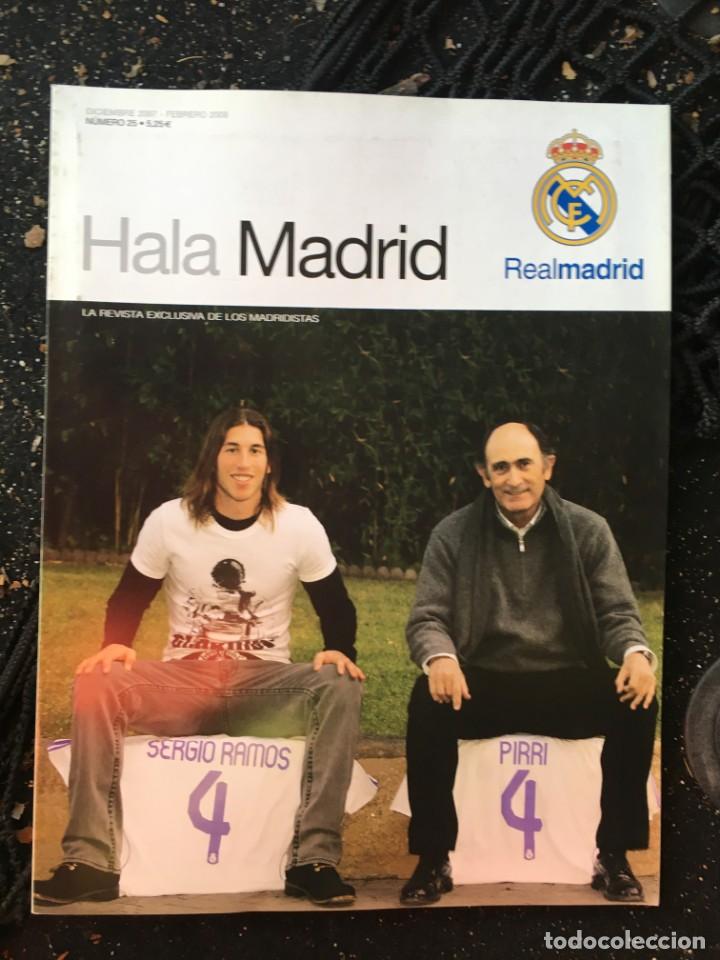 Coleccionismo deportivo: REVISTA HALA MADRID # 25 DICIEMBRE 2007 FEBRERO 2008 REAL MADRID SERGIO RAMOS PIRRI