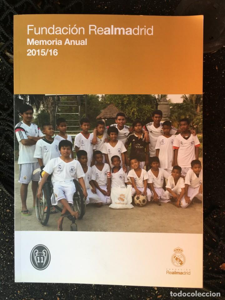 Sammelleidenschaft Sport: REVISTA REAL MADRID FUNDACION MEMORIA ANUAL 2015 2016