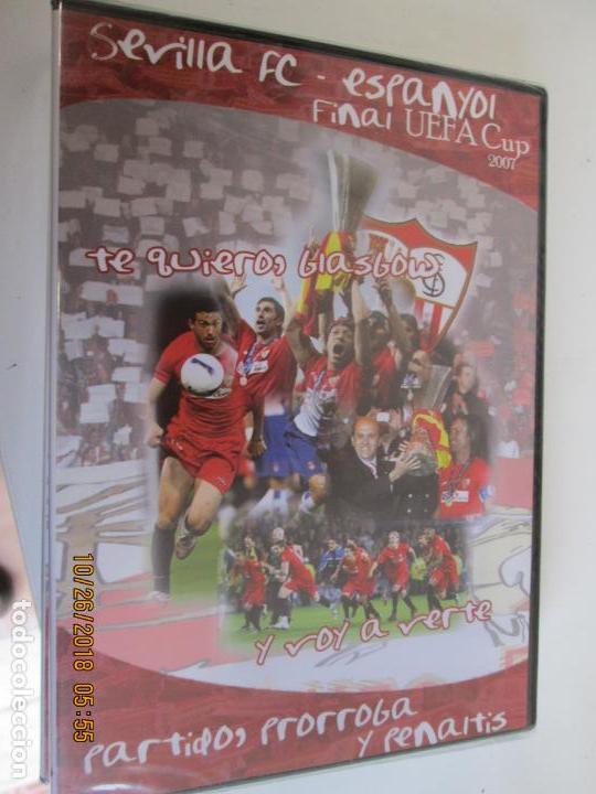 Sammelleidenschaft Sport: SEVILLA FC -ESPANYOL FINAL CUP 2007 PARTIDOS PRORROGA Y PENALTIS TE QUIERO GLASGOW - PRECINTADO.