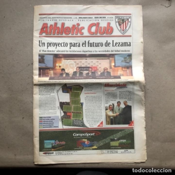 Collezionismo sportivo: PERI&Oacute;DICO OFICIAL DEL ATHLETIC CLUB N&deg;68 (JUNIO, 2002). PLAN DIRECTOR DE LEZAMA.