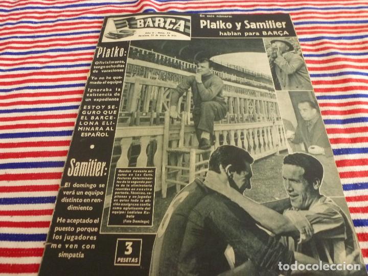 Coleccionismo deportivo: (ABJ)REVISTA BAR&Ccedil;A N&ordm;:23(25-5-56)PROX.CAMP NOU,COPA ESPA&Ntilde;OL 3 BAR&Ccedil;A 1,LA ESPA&Ntilde;A INDUSTRIAL