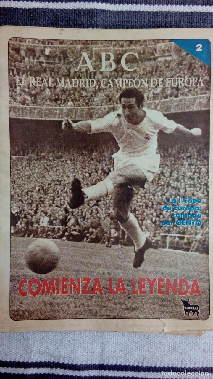 Coleccionismo deportivo: COLECCION ABC: EL REAL MADRID, CAMPEON DE EUROPA N&ordm; 2 ; COMIENZA LA LEYENDA