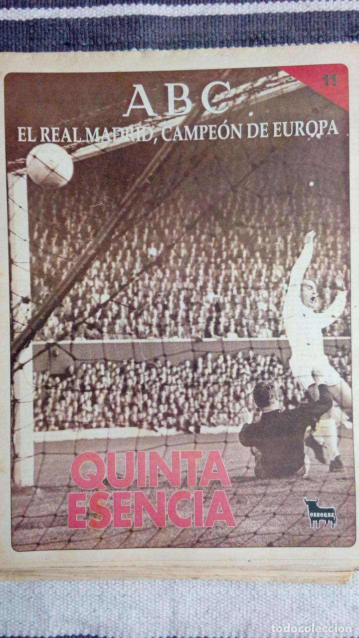 Coleccionismo deportivo: COLECCION ABC: EL REAL MADRID, CAMPEON DE EUROPA N&ordm; 11: QUINTA ESENCIA