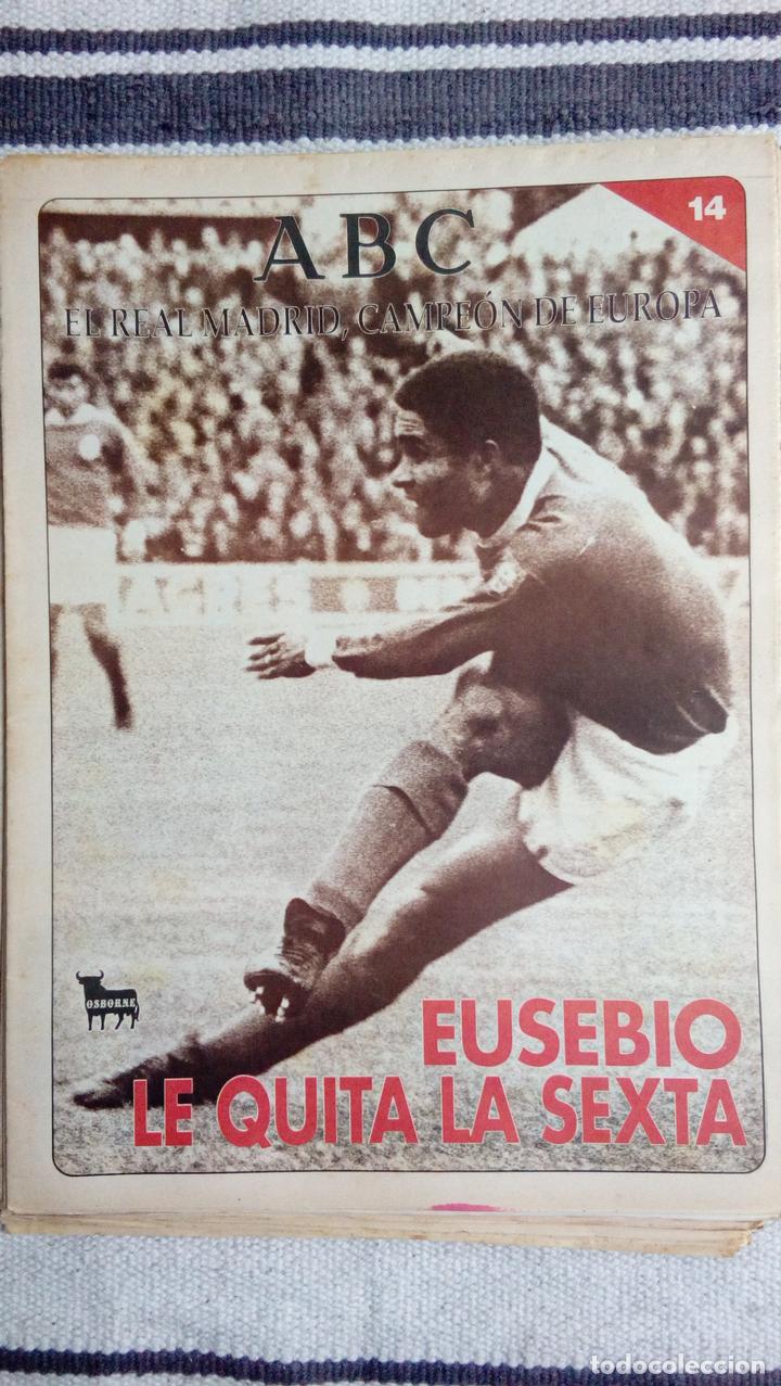 Coleccionismo deportivo: COLECCION ABC: EL REAL MADRID, CAMPEON DE EUROPA N&ordm; 14: EUSEBIO LE QUITA LA SEXTA