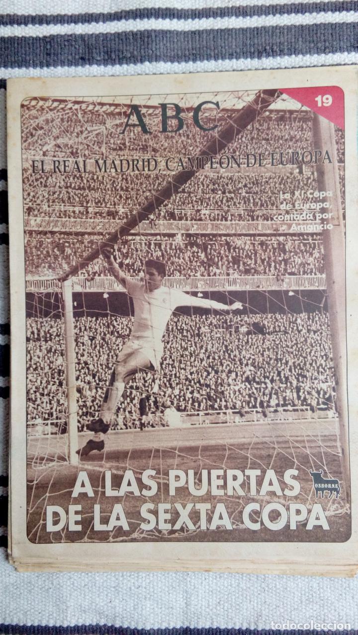Coleccionismo deportivo: COLECCION ABC: EL REAL MADRID, CAMPEON DE EUROPA N&ordm; 19:A LAS PUERTAS DE LA SEXTA COPA