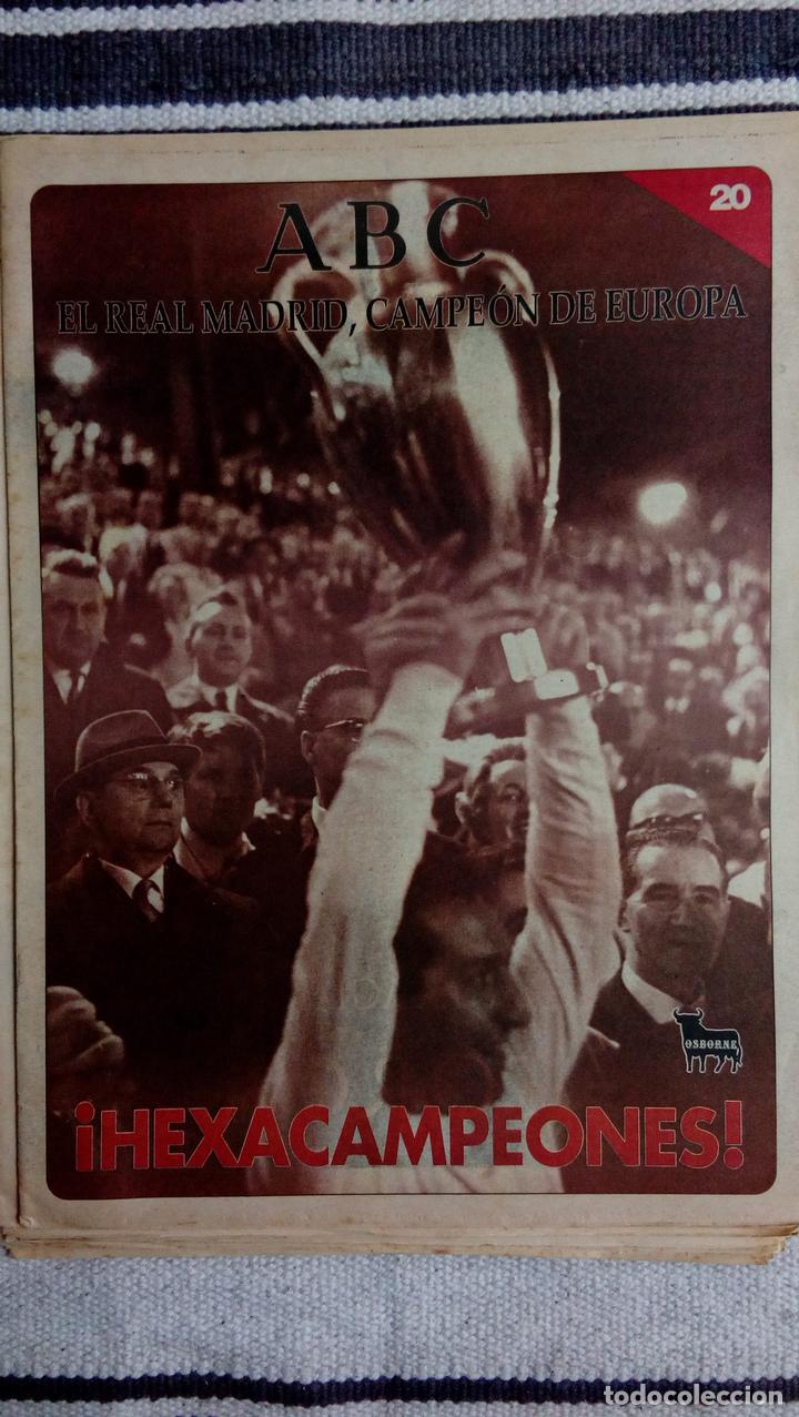 Coleccionismo deportivo: COLECCION ABC: EL REAL MADRID, CAMPEON DE EUROPA N&ordm; 20: HEXACAMPEONES