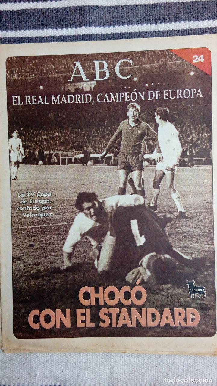 Coleccionismo deportivo: COLECCION ABC: EL REAL MADRID, CAMPEON DE EUROPA N&ordm; 24: CHOCO CON EL ESTANDARD