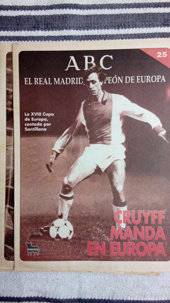 Coleccionismo deportivo: COLECCION ABC: EL REAL MADRID, CAMPEON DE EUROPA N&ordm; 25:CRUYFF MANDA EN EUROPA