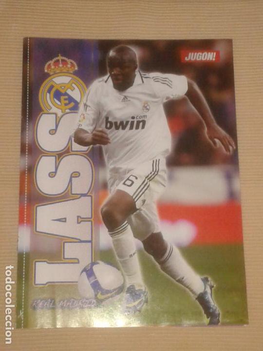 Sports collectibles: HOJA (MINI POSTER) REVISTA JUGON, LASS, REAL MADRID