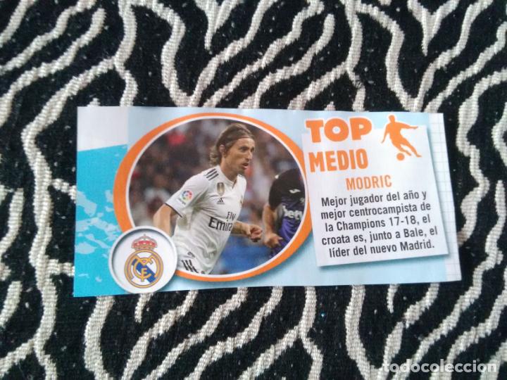 Coleccionismo deportivo: RECORTE DE PRENSA REVISTA EN COLOR: LIGA DE FUTBOL TOP MEDIO LUKA MODRIC (REAL MADRID)