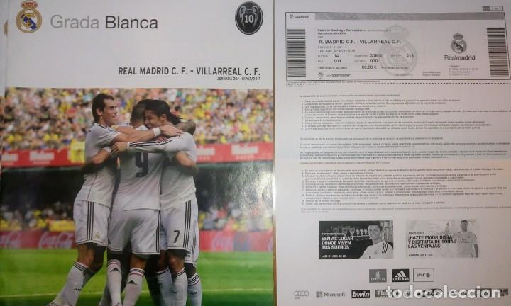 Sammelleidenschaft Sport: REVISTA OFICIAL REAL MADRID, PARTIDO CONTRA VILLARREAL