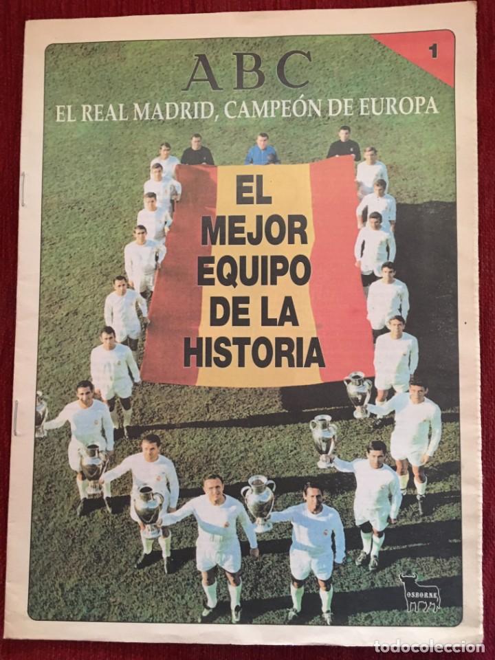 Coleccionismo deportivo: ABC N&ordm; 1 EL REAL MADRID CAMPEON DE EUROPA SANTIAGO BERNABEU