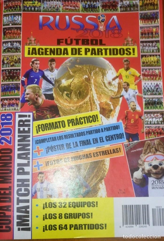 Coleccionismo deportivo: AGENDA DE PARTIDOS MUNDIAL RUSIA 2018
