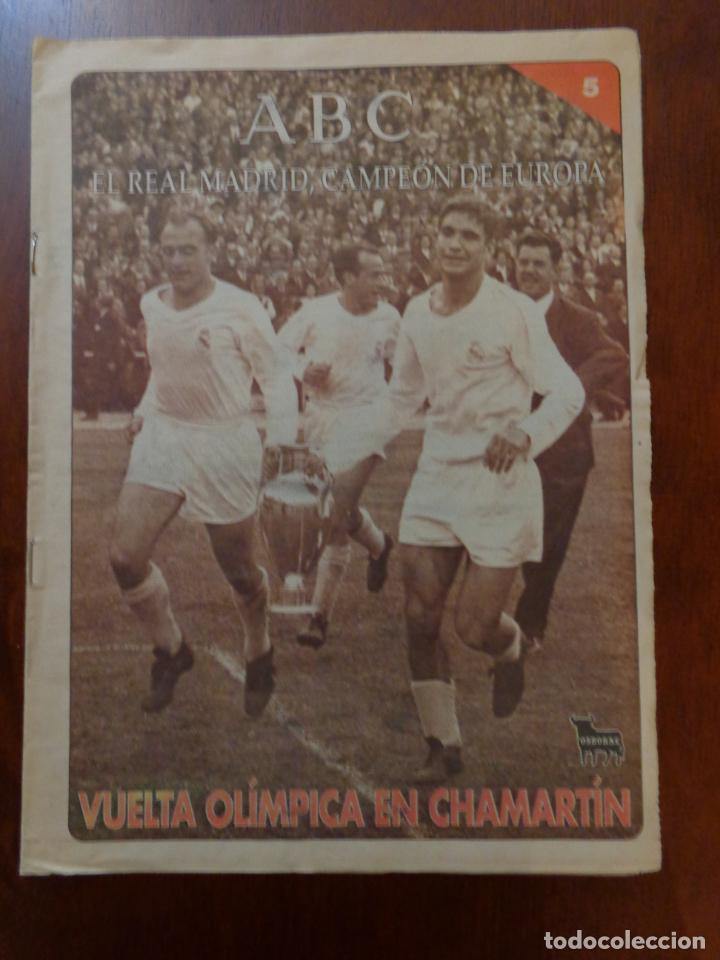 Coleccionismo deportivo: COLECCIONABLE ABC - EL REAL MADRID, CAMPEON DE EUROPA - N&deg; 5 - VUELTA OLIMPICA EN CHAMARTIN