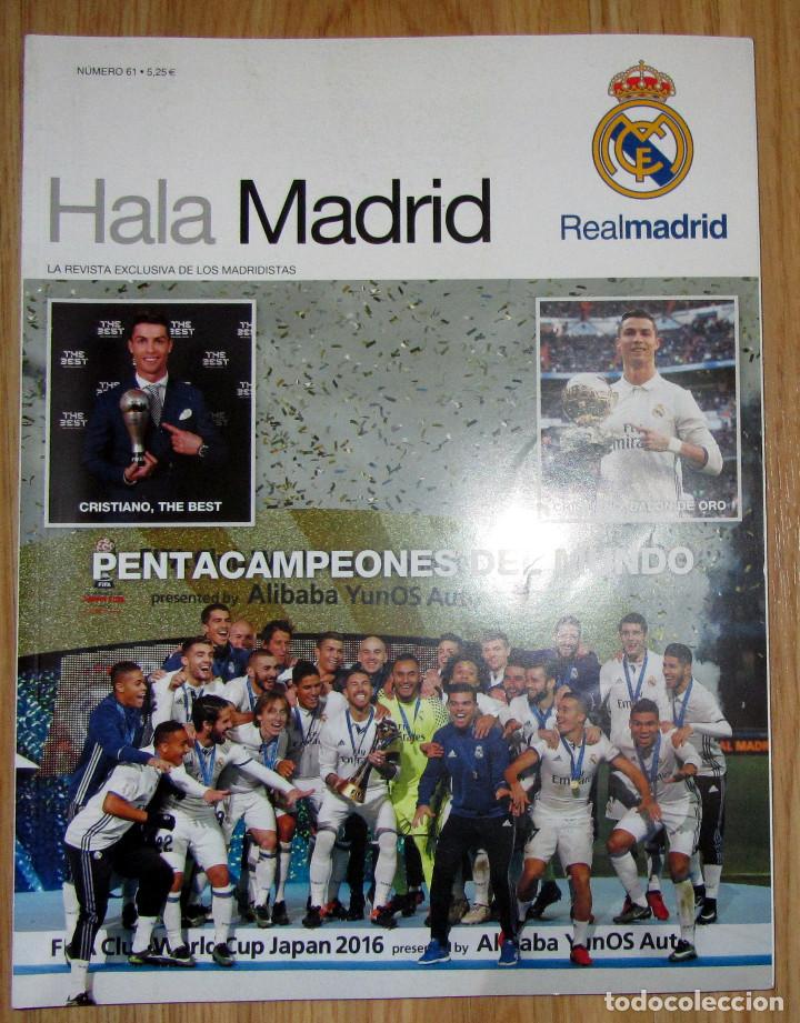 Coleccionismo deportivo: REVISTA HALA MADRID NUMERO 61 REAL CAMPEON FIFA WORLD CUP MUNDIAL CLUBES 2016 CRISTIANO RONALDO