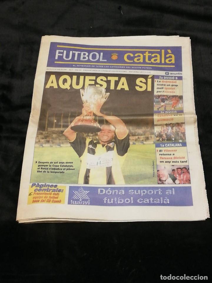 Sports collectibles: SEMANARIO FUTBOL CATAL&Agrave; N&ordm; 104 &middot; DEL 18 AL 24 DE MAYO DE 2000 &middot; en portada: amunike (fc barcelona)