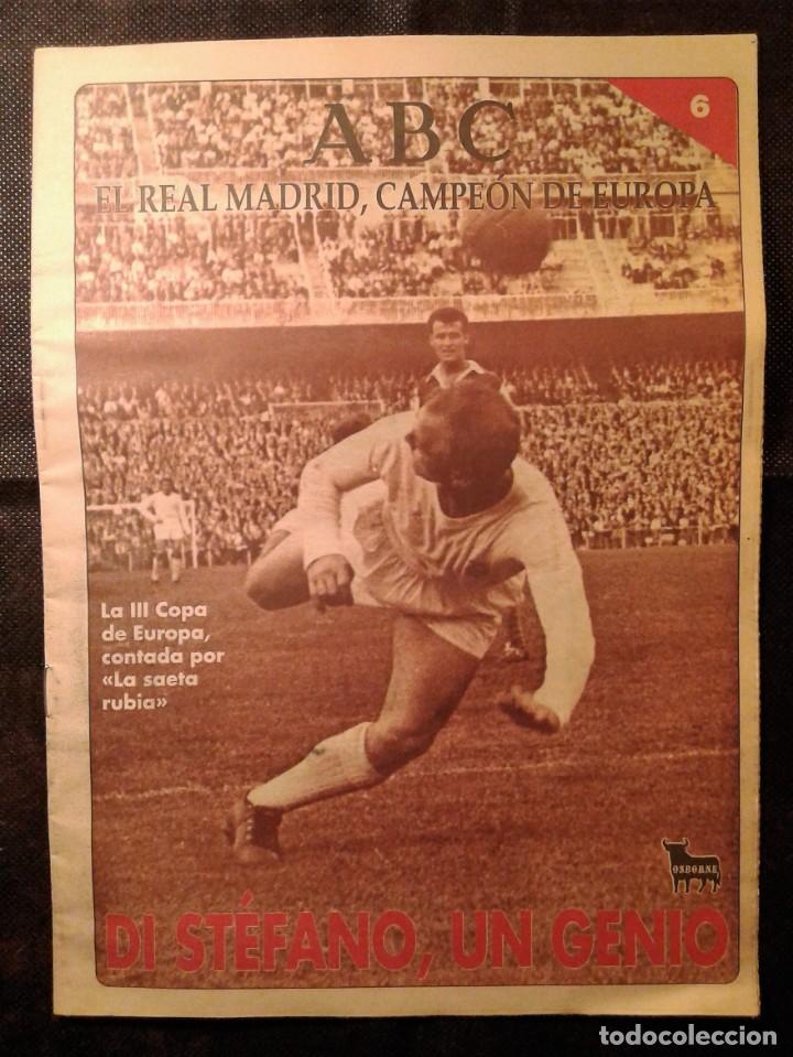 Coleccionismo deportivo: SUPLEMENTO ABC. EL REAL MADRID, CAMPEON DE EUROPA, NUMERO 6.