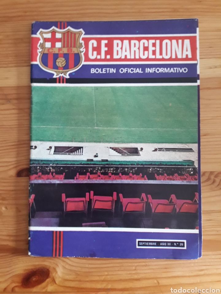 Coleccionismo deportivo: FC BARCELONA BOLETIN BAR&Ccedil;A FUTBOL n&ordm;20 1972 con suplemento peques mainada